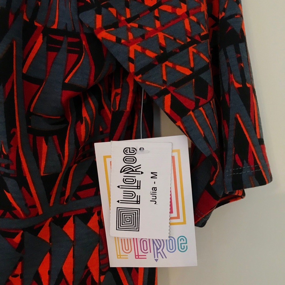 LuLaRoe Julia Patterned Dress / M Medium / NWT - Picture 4 of 4